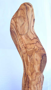 Handcrafted Sculpture from Reclaimed Olive Wood