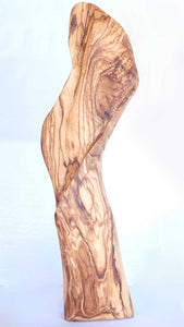 Handcrafted Sculpture from Reclaimed Olive Wood