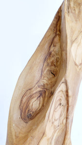 Handcrafted Sculpture from Reclaimed Olive Wood