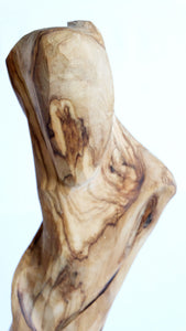 Handcrafted Sculpture from Reclaimed Olive Wood